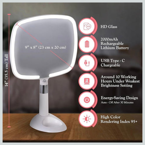 3 Mode LED Treatment Room Mirror