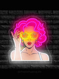 POP ART GIRL Neon Sign